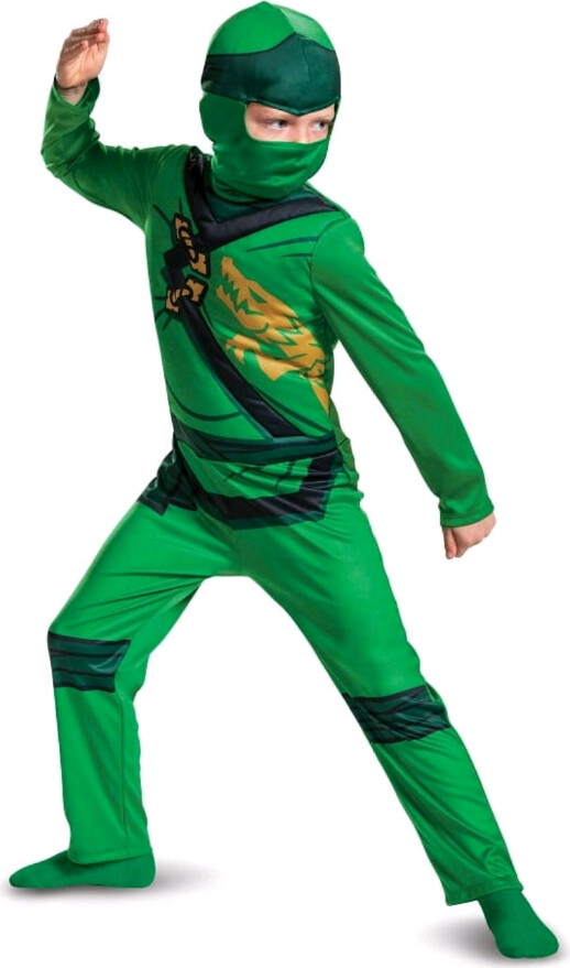 Ninjago - Lloyd Kostume Til Børn - 104 Cm
