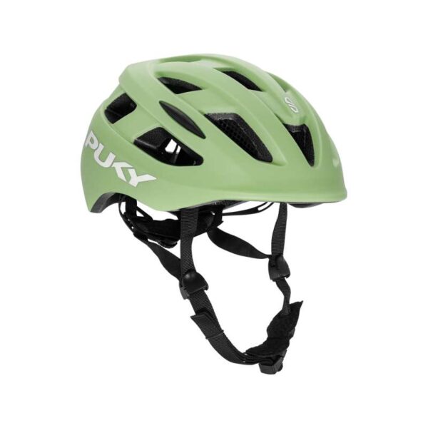 PUKY Cykelhjelm - M - 54-58 cm. - Retro Green