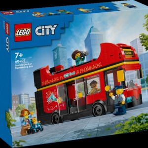 Rød dobbeltdækker-turistbus - 60407 - LEGO City