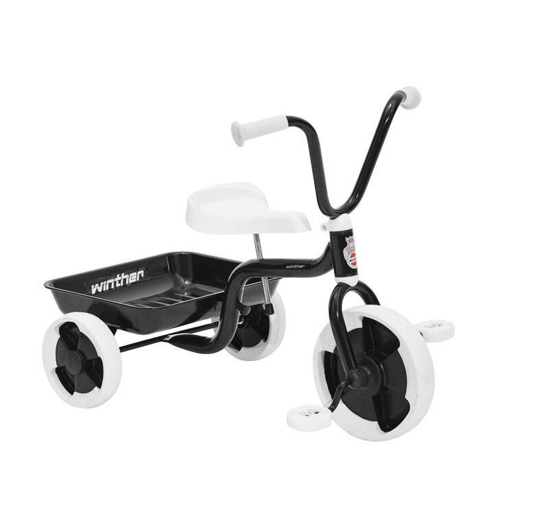 Trehjulet cykel Winther sort