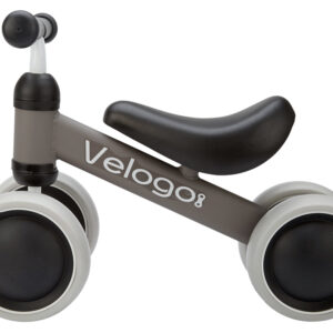 Velogo - Løbecykel - 4 hjul - Matgrå