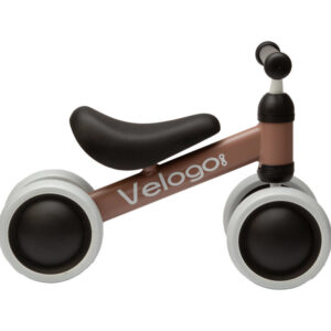 Velogo - Løbecykel fra 1 år - 4 hjul - Mat rosa
